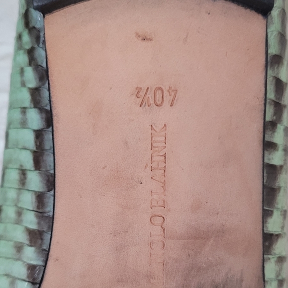 Manolo Blahnik Python Flats - Picture 7 of 12